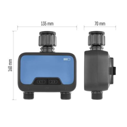 Temporizador de irrigação GoSmart 2 outputs