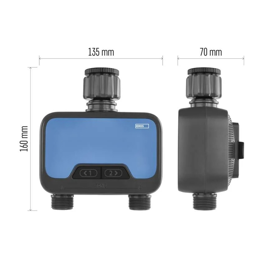 Temporizador de irrigação GoSmart 2 outputs
