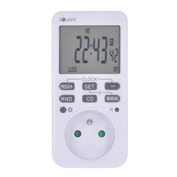 Temporizador digital semanal 16A/230V