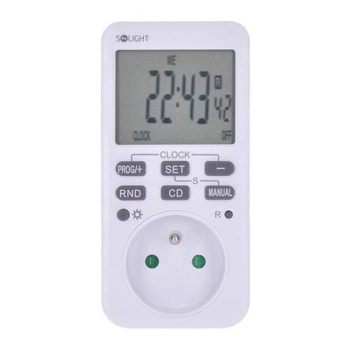 Temporizador digital semanal 16A/230V