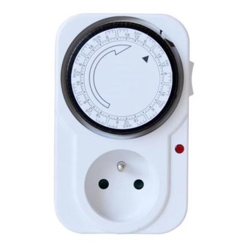 Temporizador mecânico interruptor semanal 16A/230V