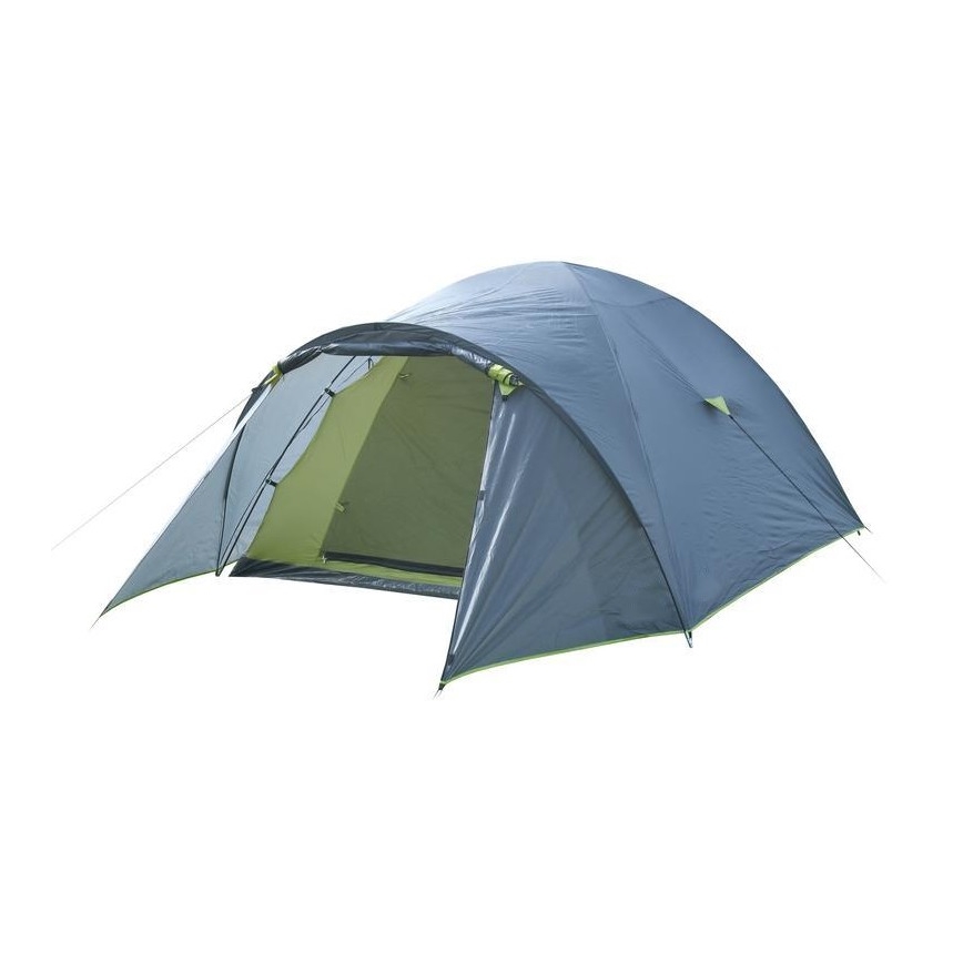 Tenda de dupla cobertura para 4 pessoas PU 3000 mm cinzento
