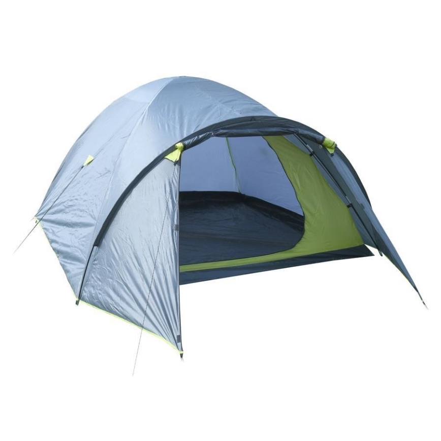 Tenda de dupla cobertura para 4 pessoas PU 3000 mm cinzento