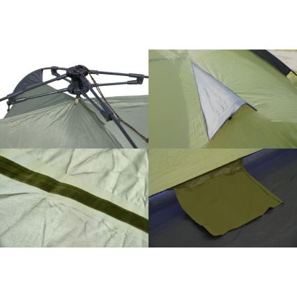 Tenda instantânea para 3-4 pessoas PU 3000 mm verde