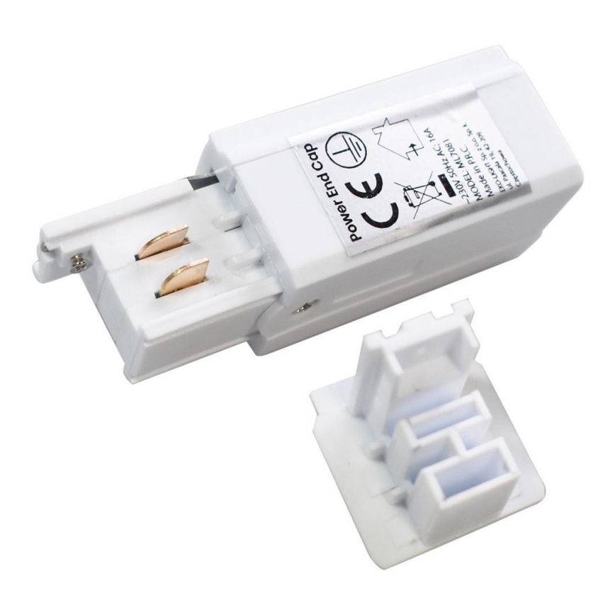 Terminal trifásico para sistema de carril TRACK branco