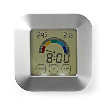 Termómetro com medidor de humidade e temporizador 2xAAA
