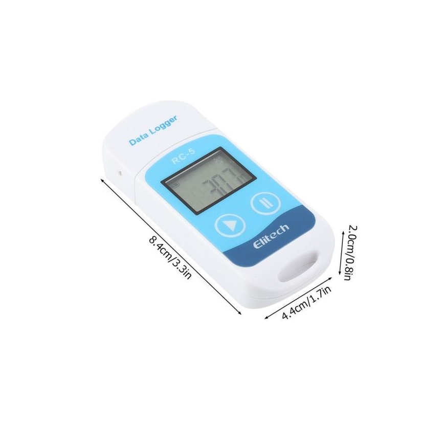 Termómetro de registo USB/1xCR2032 IP67