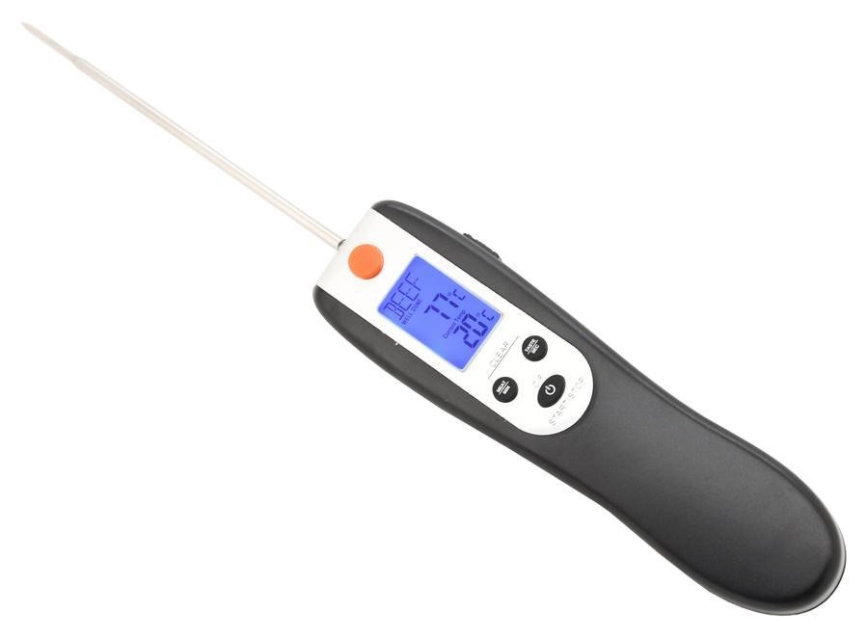 Termómetro digital plegable para carne 0-300°C 2xAAA