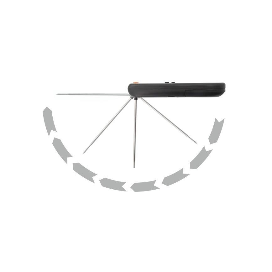 Termómetro digital plegable para carne 0-300°C 2xAAA