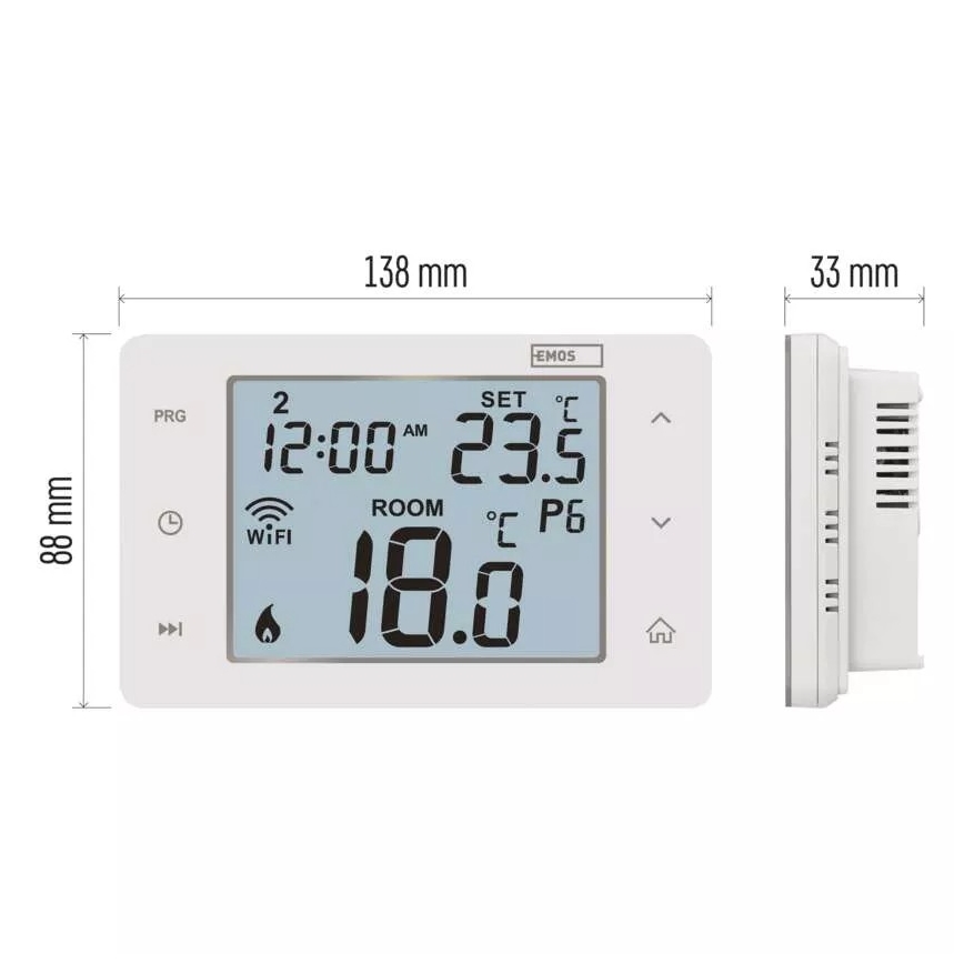 Termostato digital GoSmart 230V/6A