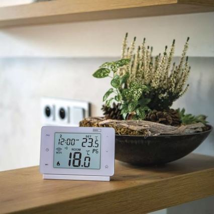Termostato digital sem fios GoSmart 230V/16A Wi-FI Tuya