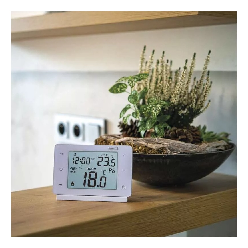 Termostato digital sem fios GoSmart 230V/16A Wi-FI Tuya