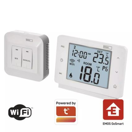Termostato digital sem fios GoSmart 230V/16A Wi-FI Tuya