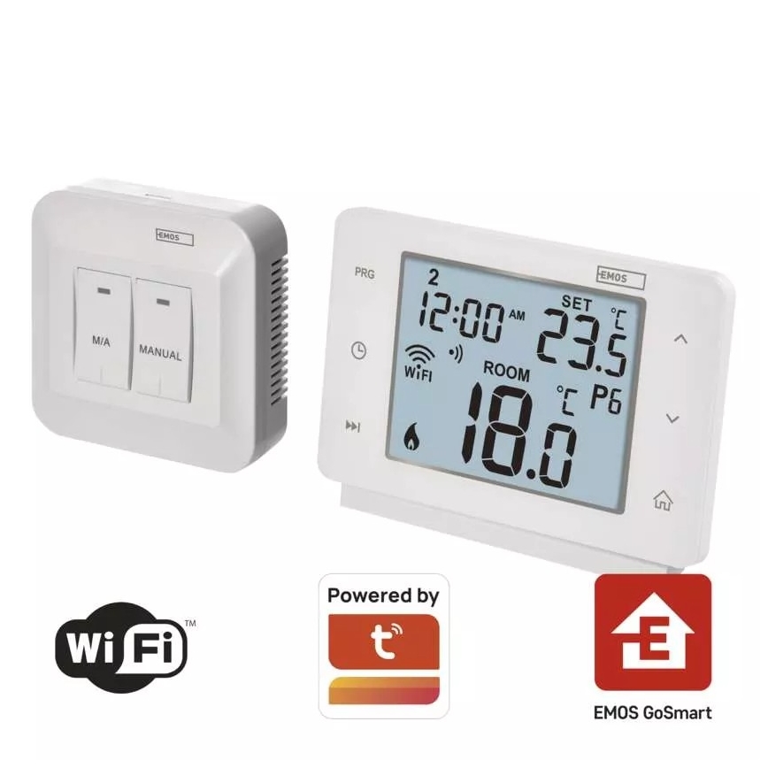 Termostato digital sem fios GoSmart 230V/16A Wi-FI Tuya