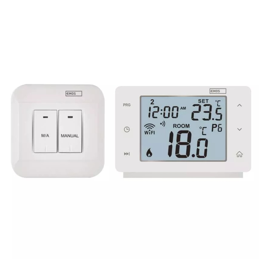 Termostato digital sem fios GoSmart 230V/16A Wi-FI Tuya