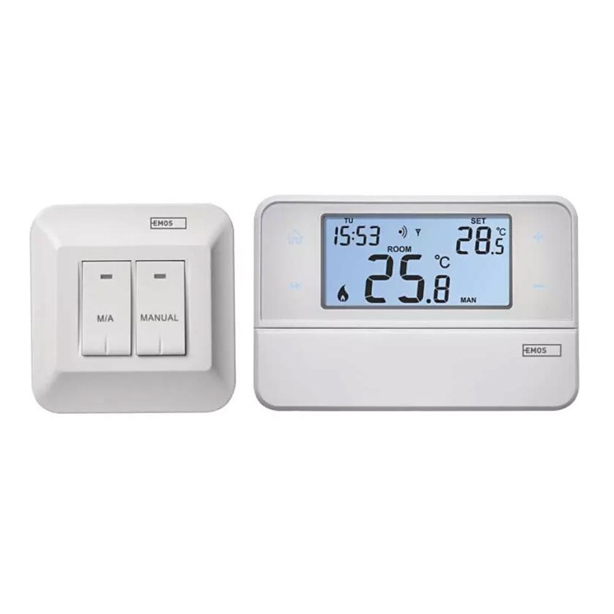 Termóstato programável 230V + 2xAA
