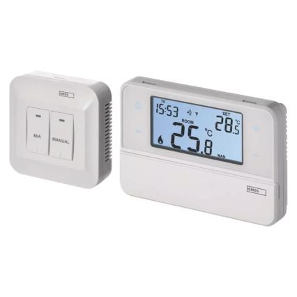 Termóstato programável 230V + 2xAA