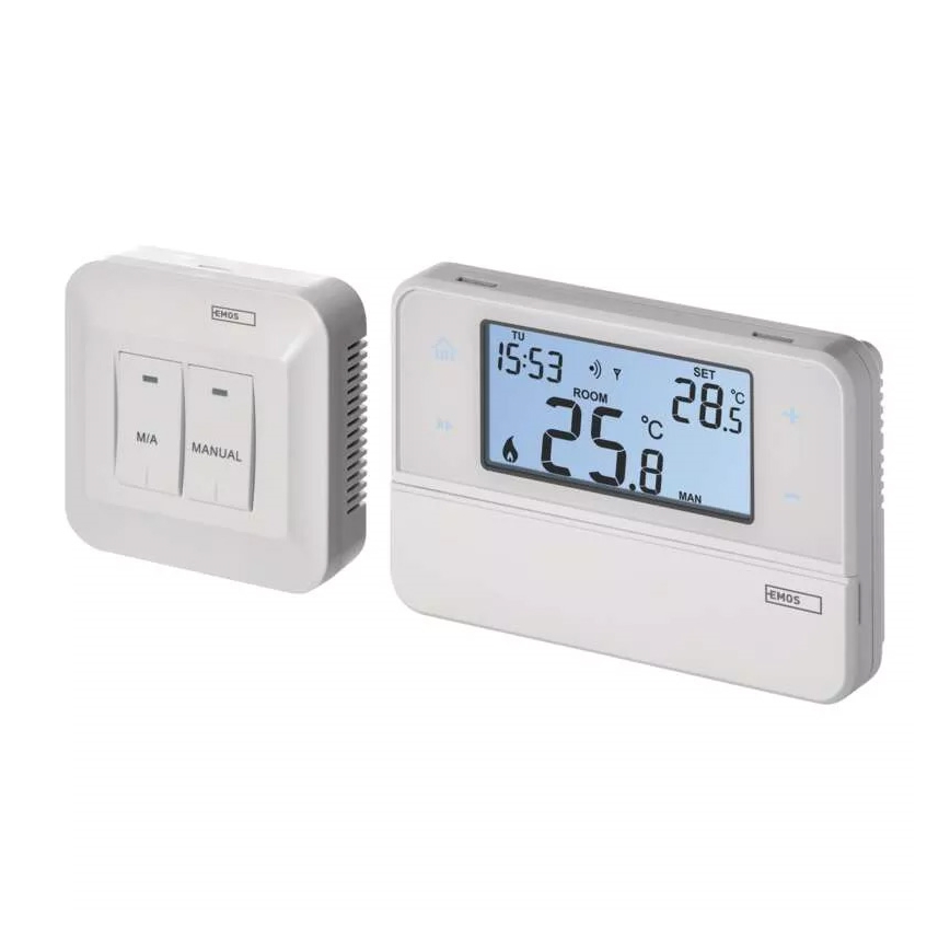 Termóstato programável 230V + 2xAA
