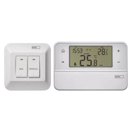 Termóstato programável 230V + 2xAA