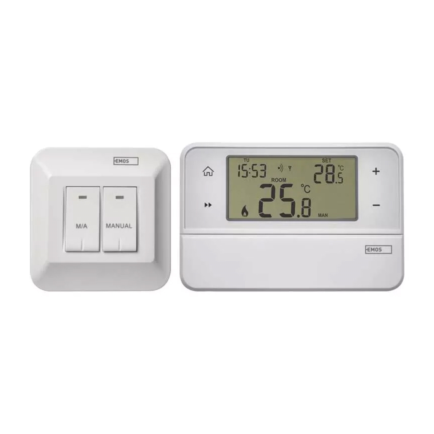 Termóstato programável 230V + 2xAA