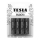Tesla Batteries - 4 Pilhas alcalina AA BLACK+ 1,5V 2800 mAh
