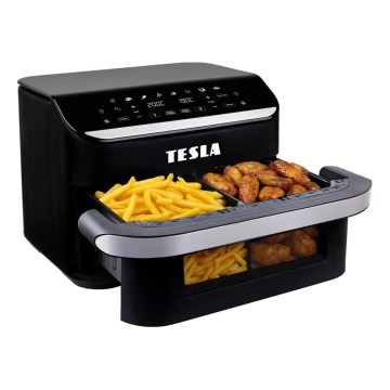 TESLA Electronics AirCook - Air Fryer digital com multifunções 10 l 2400W/230V