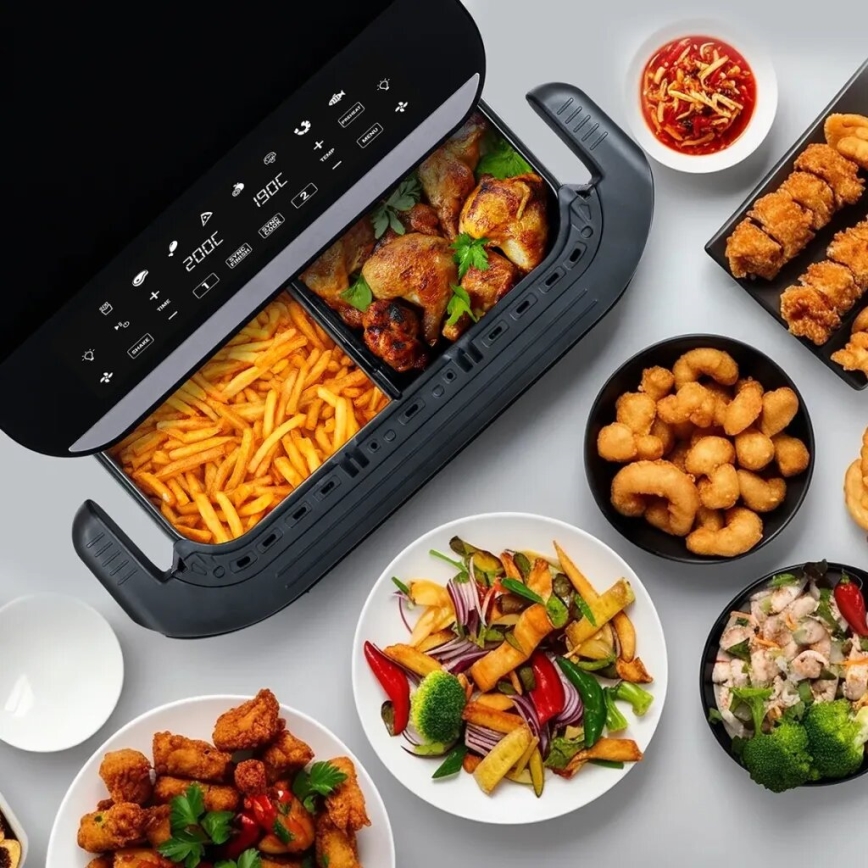 TESLA Electronics AirCook - Air Fryer digital com multifunções 10 l 2400W/230V