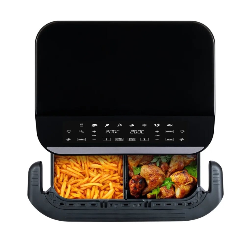 TESLA Electronics AirCook - Air Fryer digital com multifunções 10 l 2400W/230V