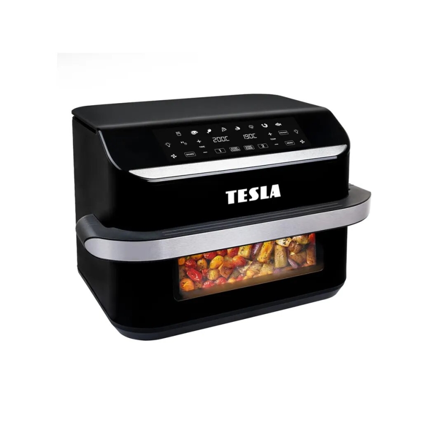 TESLA Electronics AirCook - Air Fryer digital com multifunções 10 l 2400W/230V