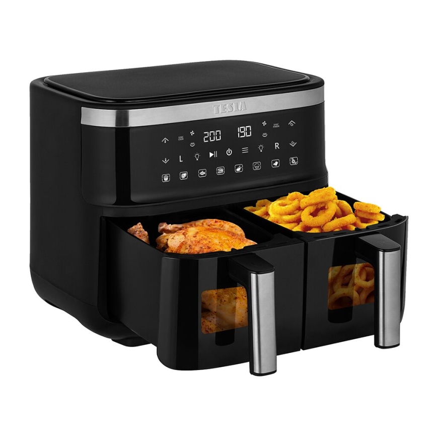 TESLA Electronics AirCook - Air Fryer digital com multifunções 7,6 l 2850W/230V