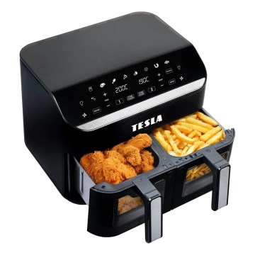 TESLA Electronics AirCook - Air Fryer digital com multifunções 9 l 2400W/230V