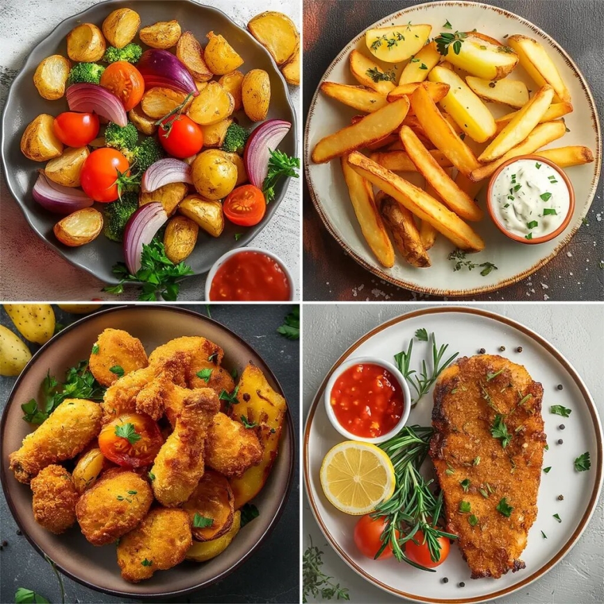 TESLA Electronics AirCook - Air Fryer digital com multifunções 9 l 2400W/230V