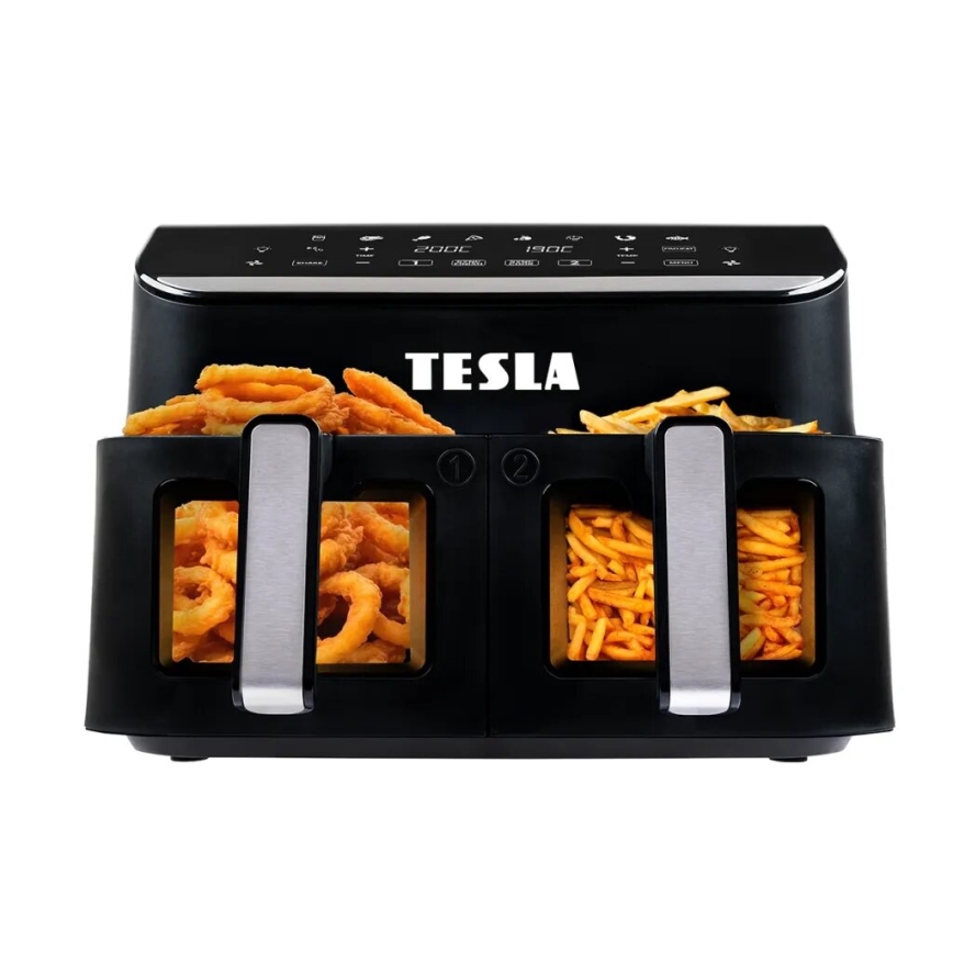 TESLA Electronics AirCook - Air Fryer digital com multifunções 9 l 2400W/230V