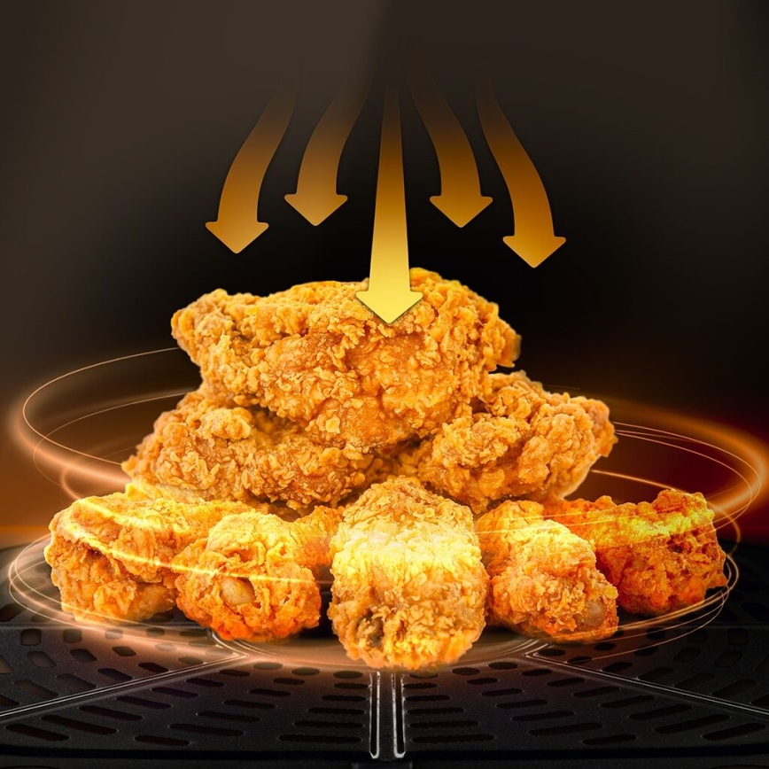 TESLA Electronics AirCook - Air fryer inteligente multifuncional digital 9 l 1700W/230V Wi-Fi