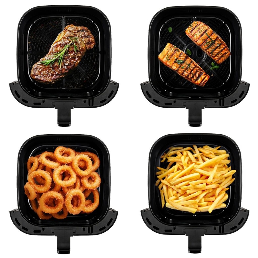 TESLA Electronics AirCook - Air fryer inteligente multifuncional digital 9 l 1700W/230V Wi-Fi