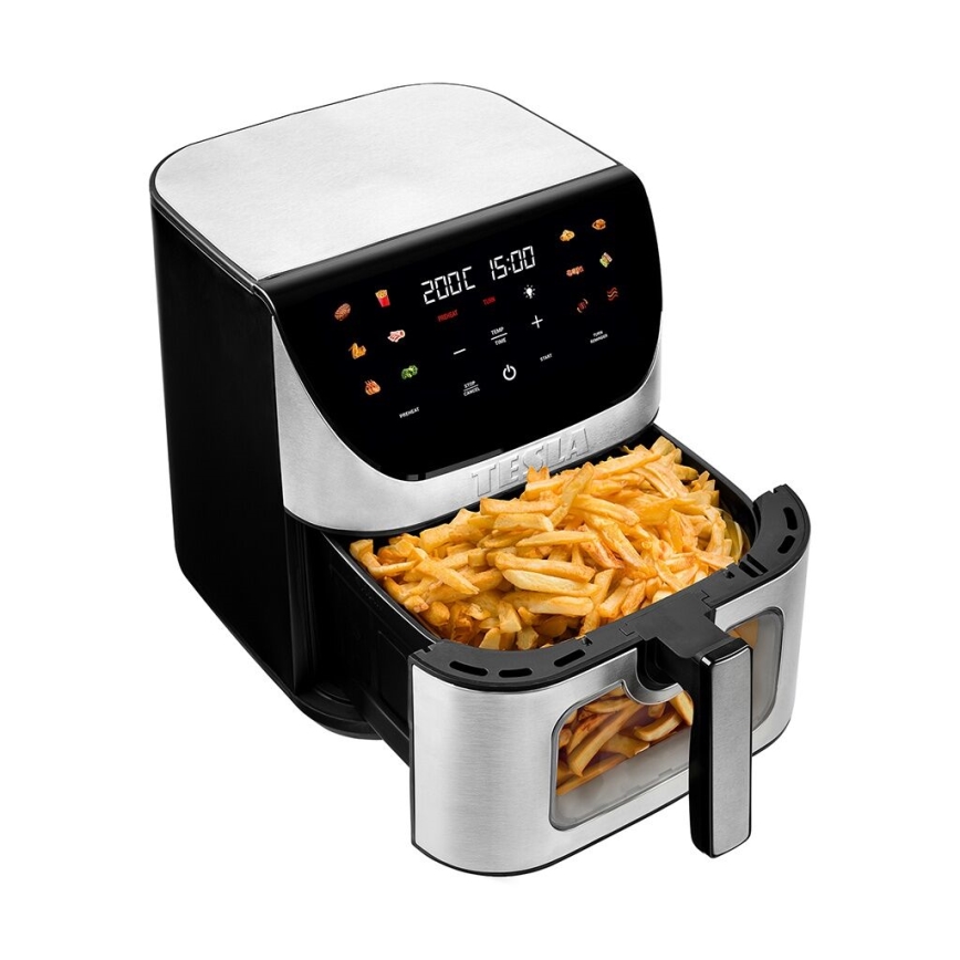 TESLA Electronics AirCook - Air fryer inteligente multifuncional digital 9 l 1700W/230V Wi-Fi