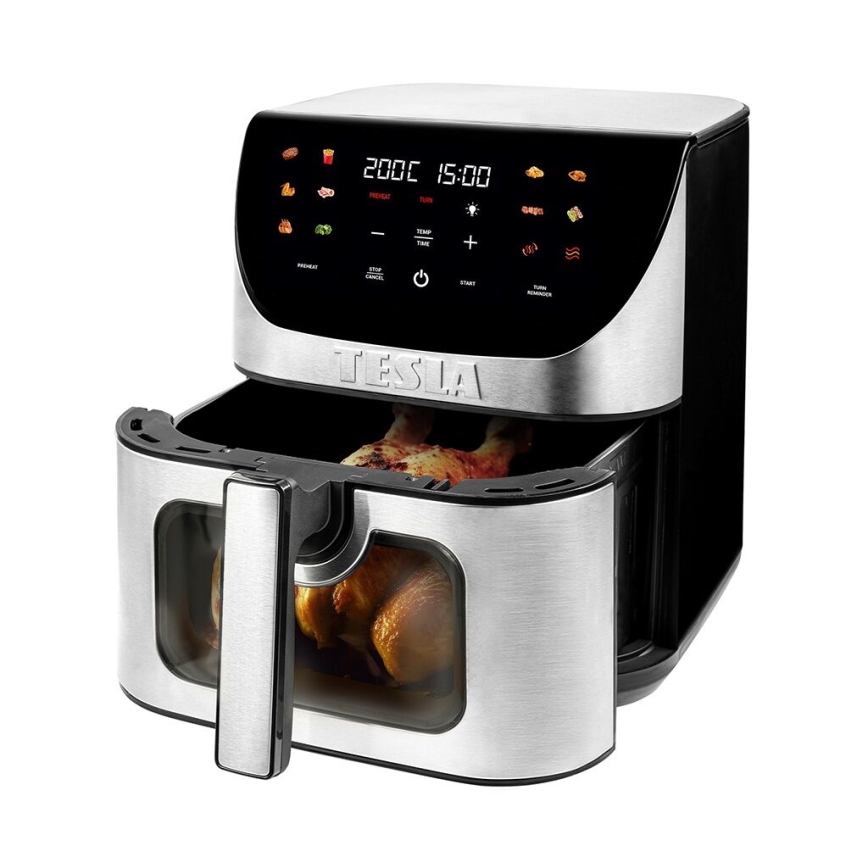 TESLA Electronics AirCook - Air fryer inteligente multifuncional digital 9 l 1700W/230V Wi-Fi