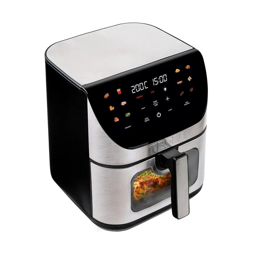 TESLA Electronics AirCook - Air fryer inteligente multifuncional digital 9 l 1700W/230V Wi-Fi