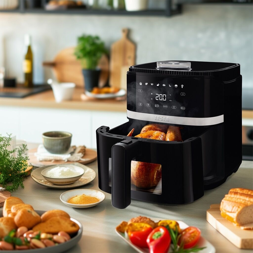TESLA Electronics AirCook - Air Fryer multifuncional digital 5 l 1500W/230V