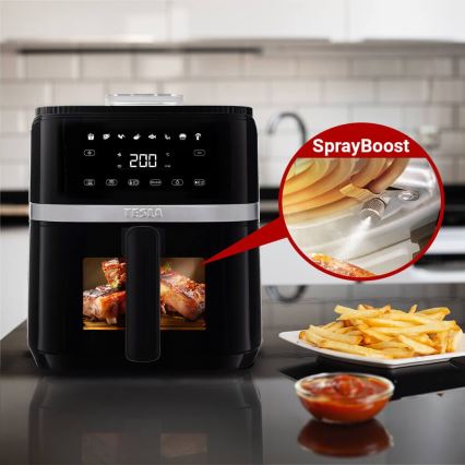 TESLA Electronics AirCook - Air Fryer multifuncional digital 5 l 1500W/230V