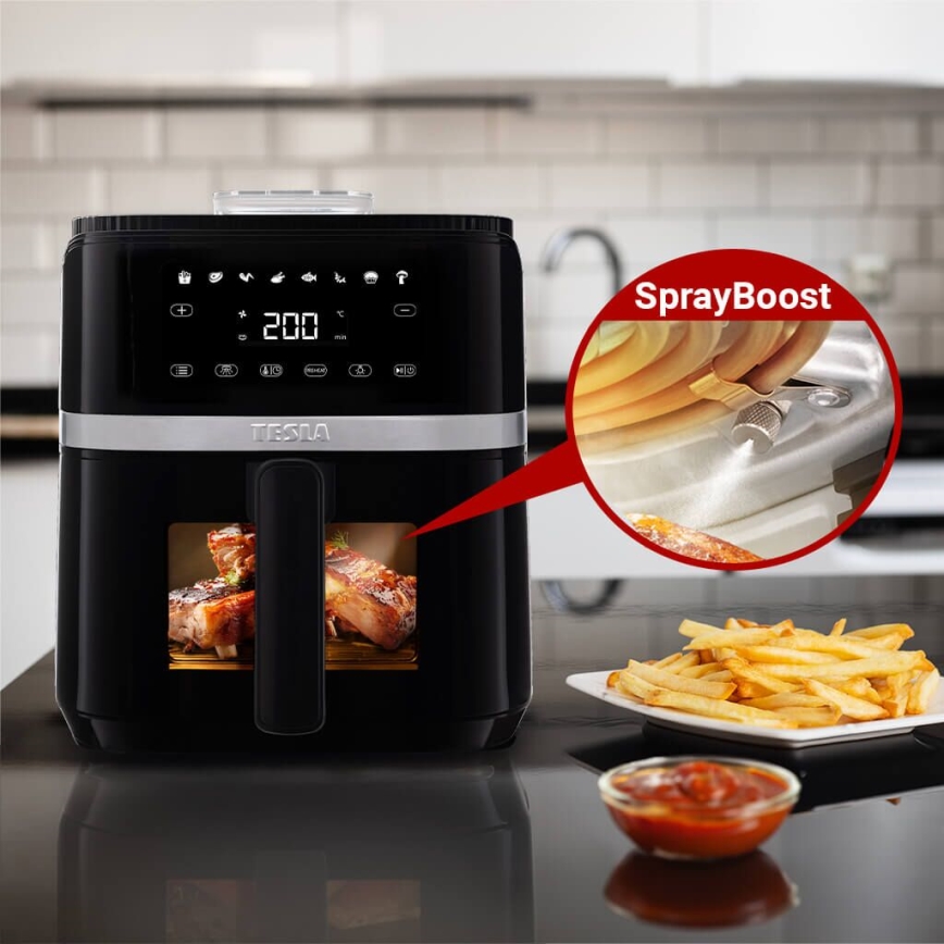 TESLA Electronics AirCook - Air Fryer multifuncional digital 5 l 1500W/230V