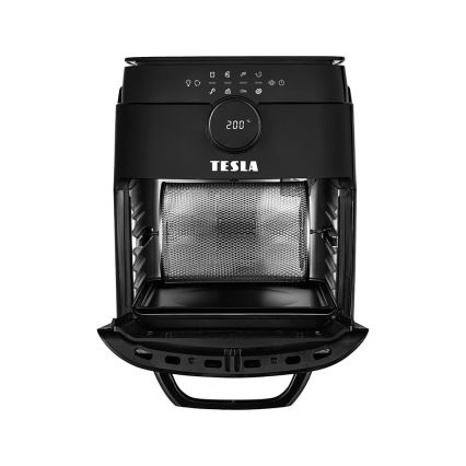TESLA Electronics AirCook & Grill - Fritadeira de ar quente inteligente e digital multifuncional 12 l 1800W/230V Wi-Fi