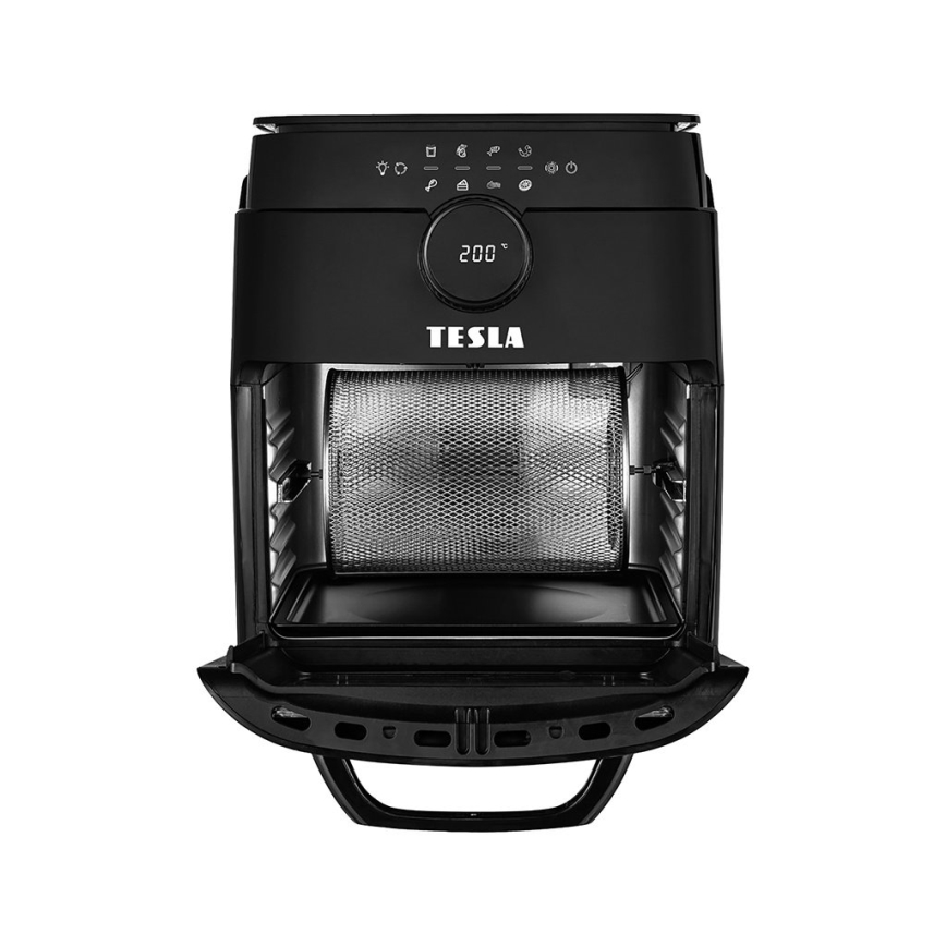 TESLA Electronics AirCook & Grill - Fritadeira de ar quente inteligente e digital multifuncional 12 l 1800W/230V Wi-Fi