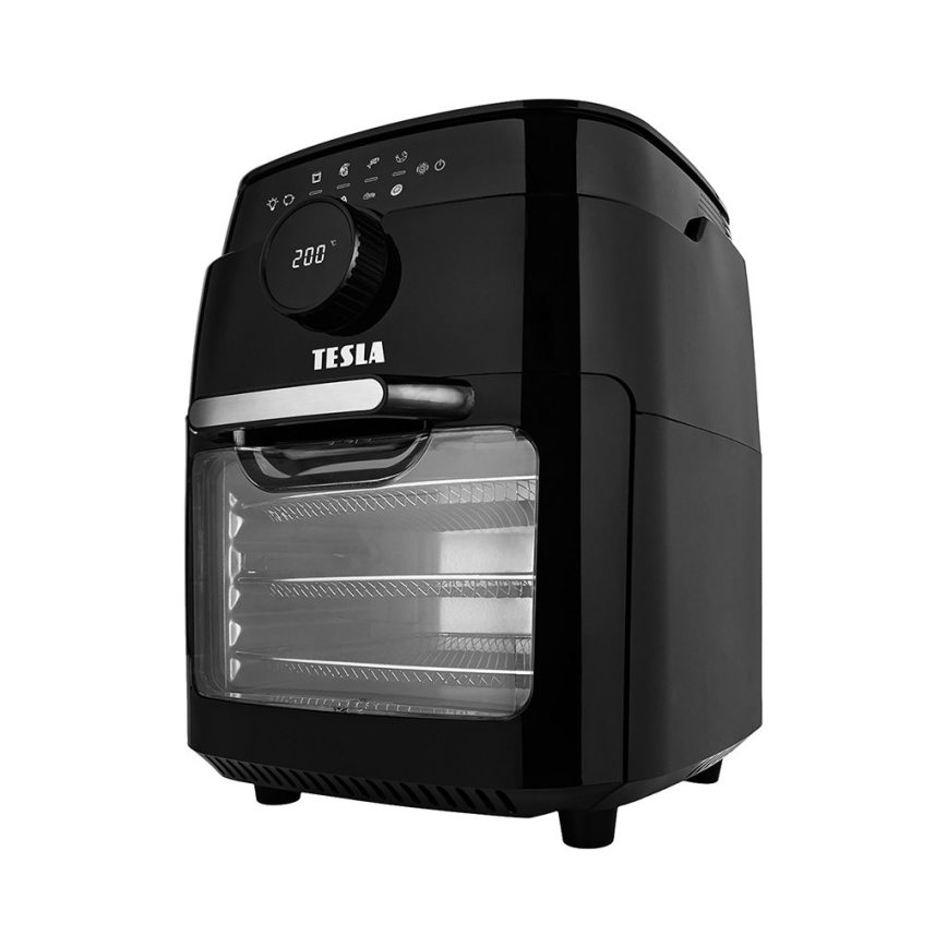 TESLA Electronics AirCook & Grill - Fritadeira de ar quente inteligente e digital multifuncional 12 l 1800W/230V Wi-Fi