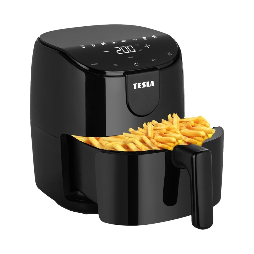TESLA Electronics AirCook - Fritadeira de ar quente multifuncional digital 4 l 1500W/230V