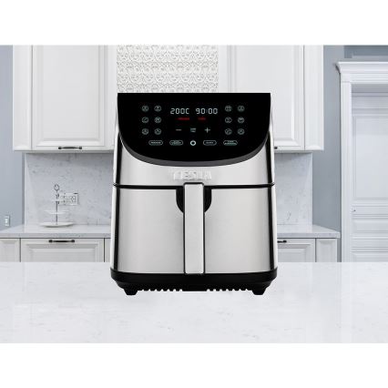 TESLA Electronics AirCook - Fritadeira de ar quente multifuncional digital 8 l 1700W/230V