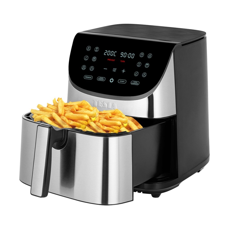 TESLA Electronics AirCook - Fritadeira de ar quente multifuncional digital 8 l 1700W/230V