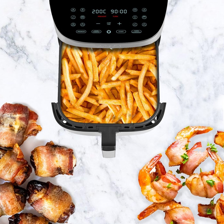 TESLA Electronics AirCook - Fritadeira de ar quente multifuncional digital 8 l 1700W/230V