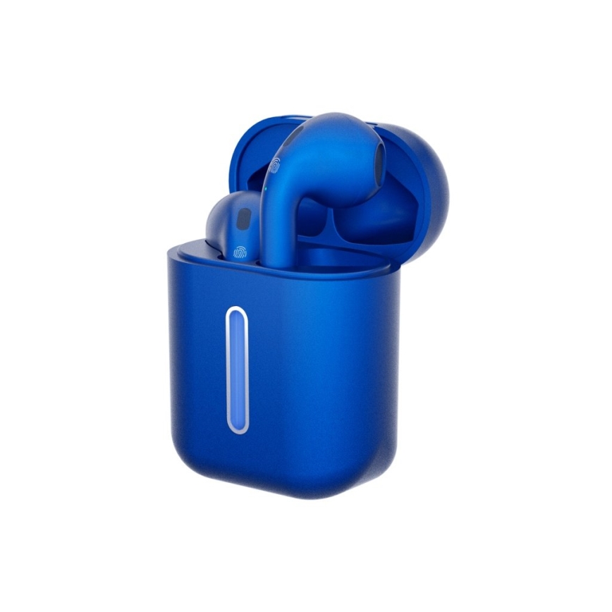 TESLA Electronics - Auriculares sem fios azul