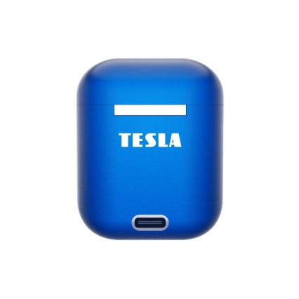 TESLA Electronics - Auriculares sem fios azul